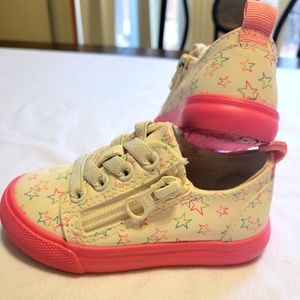 Cat & Jack White Star Shoes